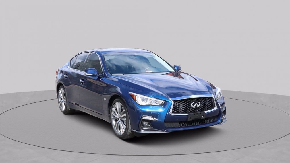 2018 Infiniti Q50 3.0t SPORT PROACTIVE CUIR TOIT NAVI MAGS 19 POUCES #0