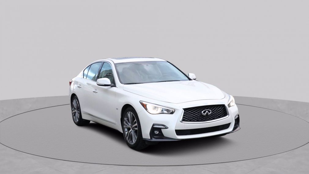 2018 Infiniti Q50 3.0t Signature Edition NAV CUIR TOIT MAGS 19 POUCE #0