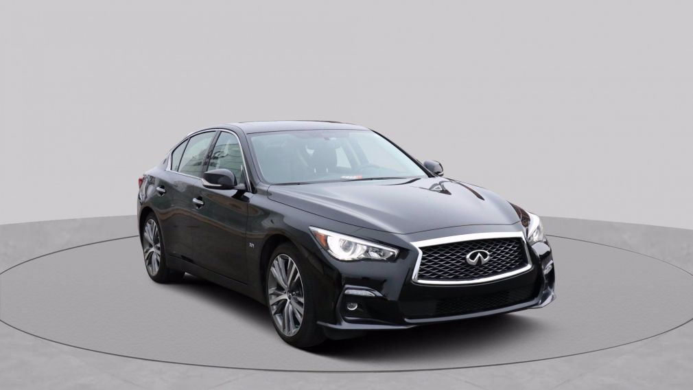 2019 Infiniti Q50 3.0t Signature Edition NAV CUIR TOIT MAGS 19 POUCE #0