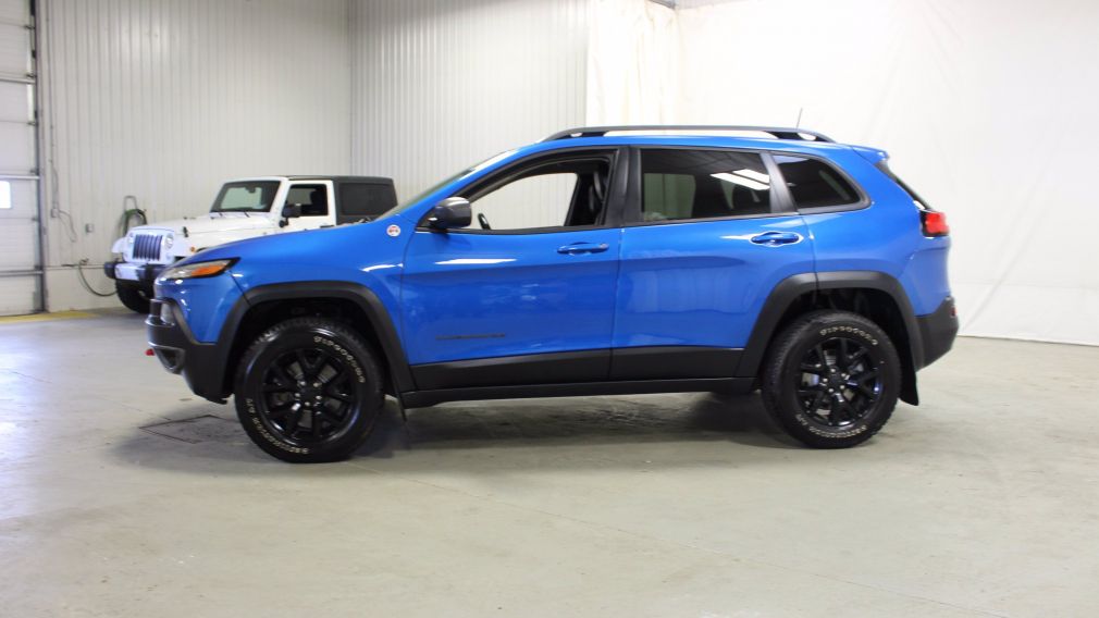 2017 Jeep Cherokee Trailhawk 4X4 V6 Cuir Mags Caméra Bluetooth #4