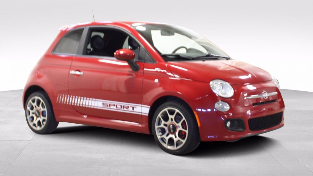 2013 Fiat 500 Sport Hatchback A/C Gr-Électrique Mags Bluetooth #0