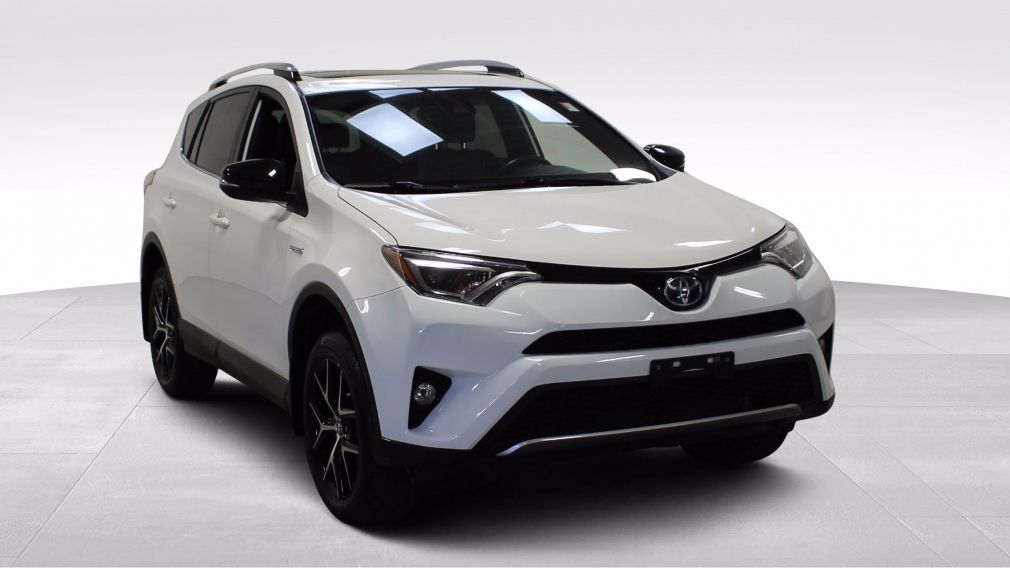 2018 Toyota Rav 4 SE Hybrid Awd Cuir Toit-Ouvrant Navigation Caméra #0