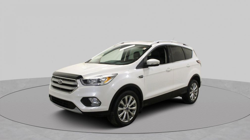 2018 Ford Escape Titanium Awd Mags Cuir Toit-Panoramique Navigation #3