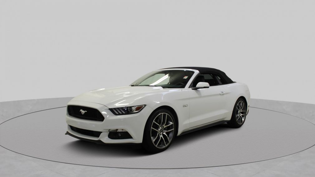 2015 Ford Mustang GT Premium Cabriolet V8 Mags Cuir Navigation #3
