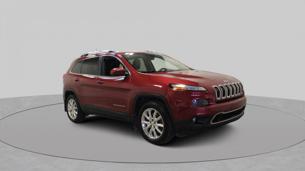 2016 Jeep Cherokee Limited 4X4 V6 A/C Gr-Électrique Caméra Bluetooth #0