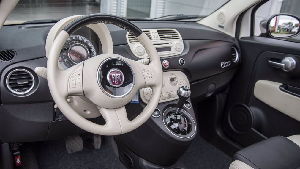 2012 Fiat 500 Gucci AUTO + A/C + TOIT + MAGS + TRÈS BAS KILO! #8