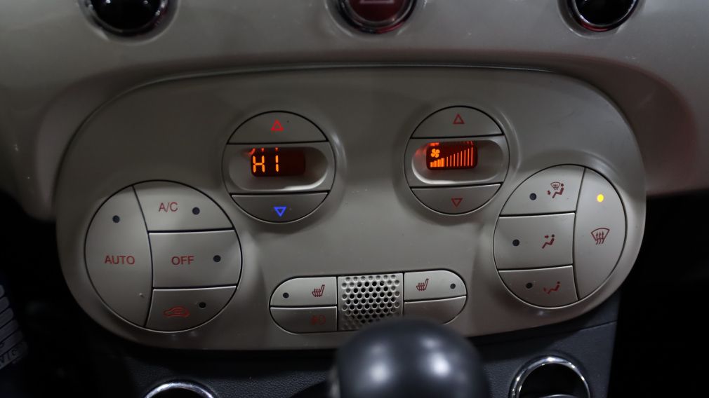 2012 Fiat 500 Lounge A/C GR ELECT BLUETOOTH TOIT CRUISE #13