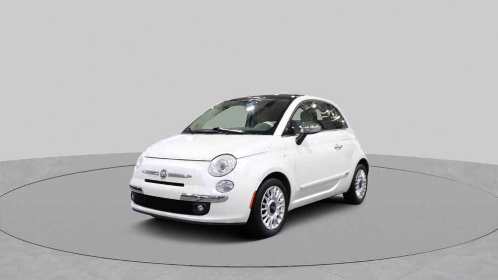 2012 Fiat 500 Lounge CUIR+AUTO+A/C+ENS.ELEC.+++ #3