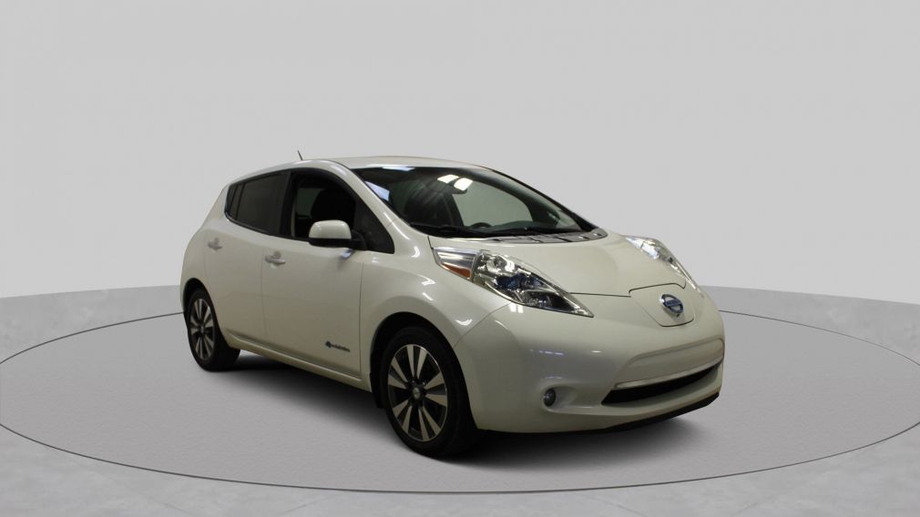 2015 Nissan Leaf SL Hatchback A/C Gr-Électrique Mags Bluetooth #0