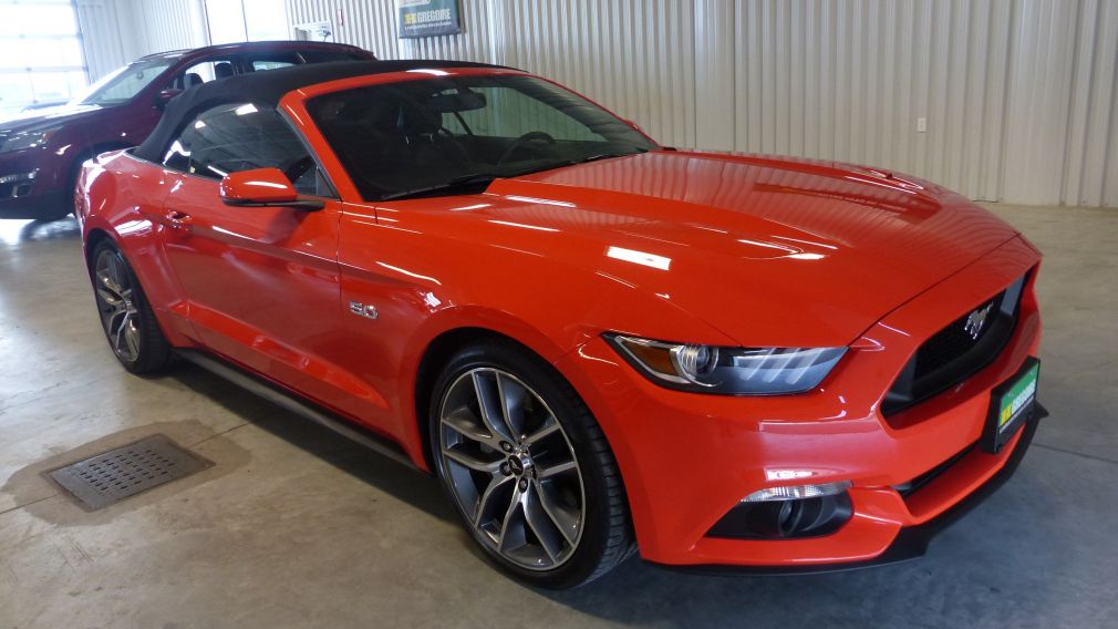 2015 Ford Mustang GT Premium Convertible (Cuir-Nav-Bluetooth) #0