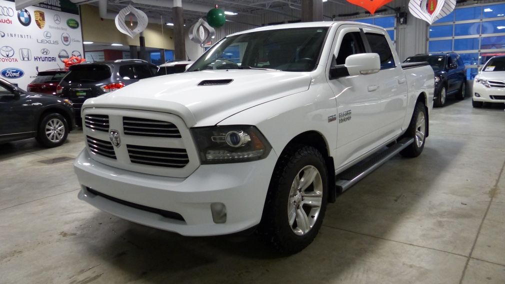 2013 Ram 1500 Sport 4WD CREW (Cuir-Toit-Nav-Mags) #2