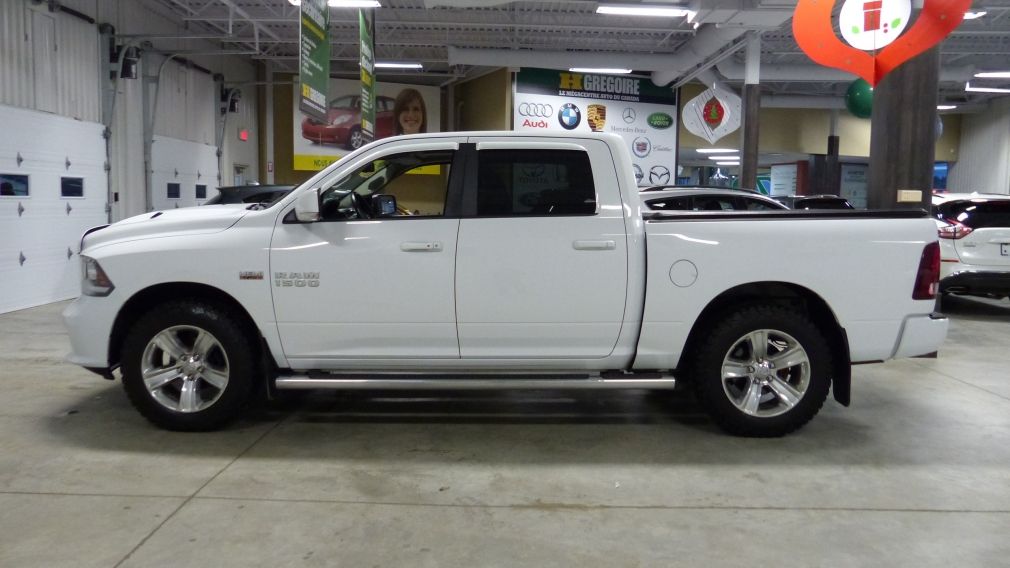 2013 Ram 1500 Sport 4WD CREW (Cuir-Toit-Nav-Mags) #4