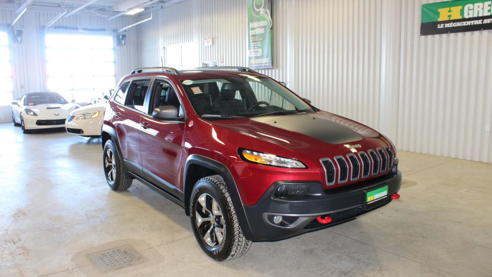 2016 Jeep Cherokee Trailhawk 4X4 (Cuir-Toit Pano-Nav-Mags-Caméra) #0