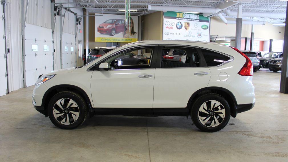 2015 Honda CRV Touring AWD (Cuir-Toit-Nav-Caméra-Mags) #3