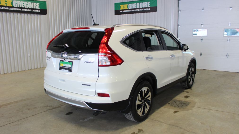 2015 Honda CRV Touring AWD (Cuir-Toit-Nav-Caméra-Mags) #7