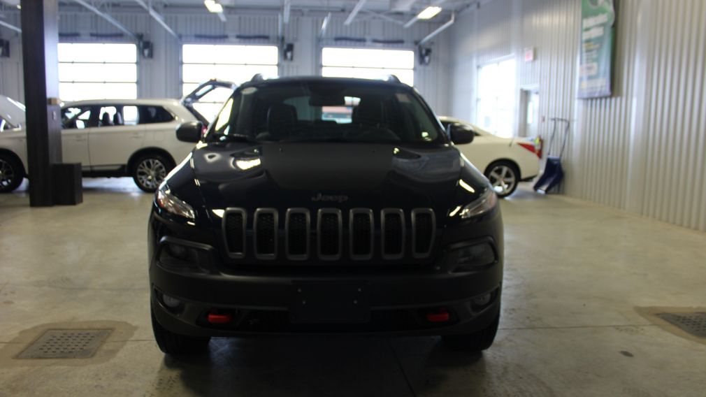 2016 Jeep Cherokee Trailhawk 4x4 (Cuir-Toit Pano-Nav-Bluetooth) #2