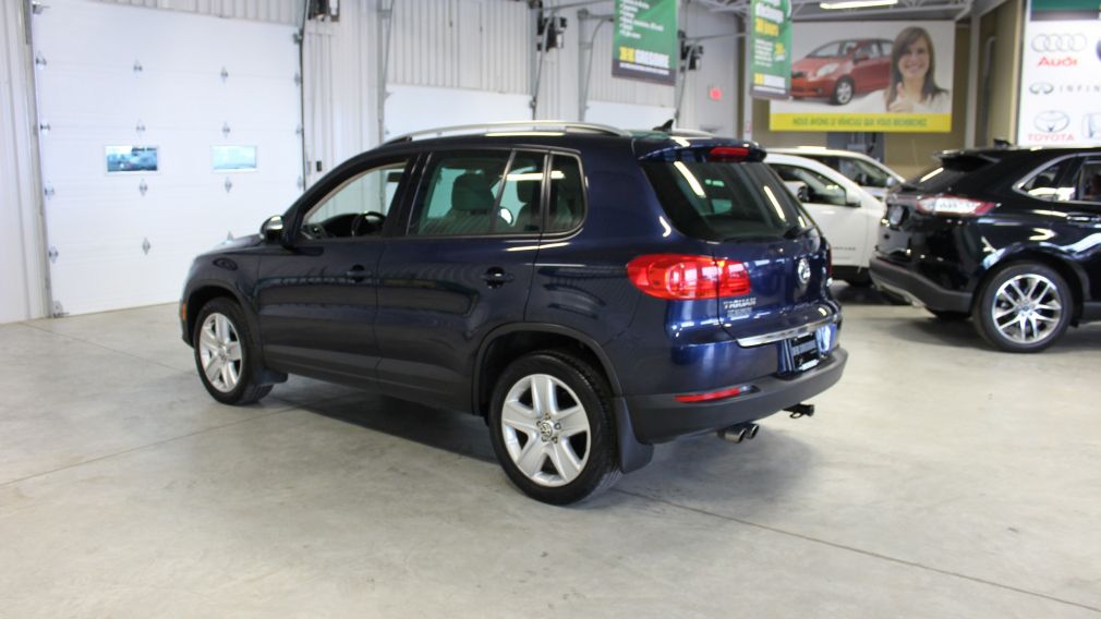 2013 Volkswagen Tiguan AWD A/C Gr-Electrique (Cuir-Toit pano-Mag) #4