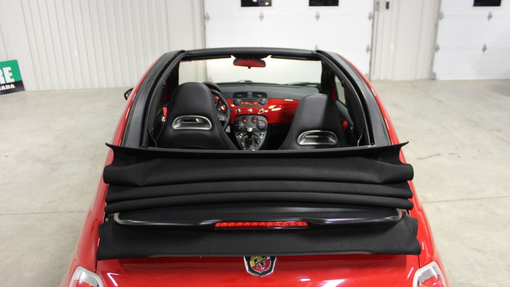 2013 Fiat 500 Abarth Turbo Convertible (Cuir-Mags-Bluetooth) #18