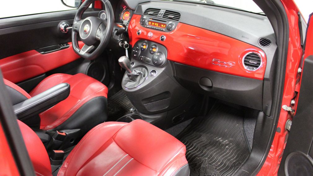 2013 Fiat 500 Abarth Turbo Convertible (Cuir-Mags-Bluetooth) #19