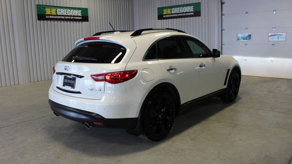 2015 Infiniti QX70 Sport AWD (Cuir-Toit-Nav-Cam 360-Mags 21Po) #6