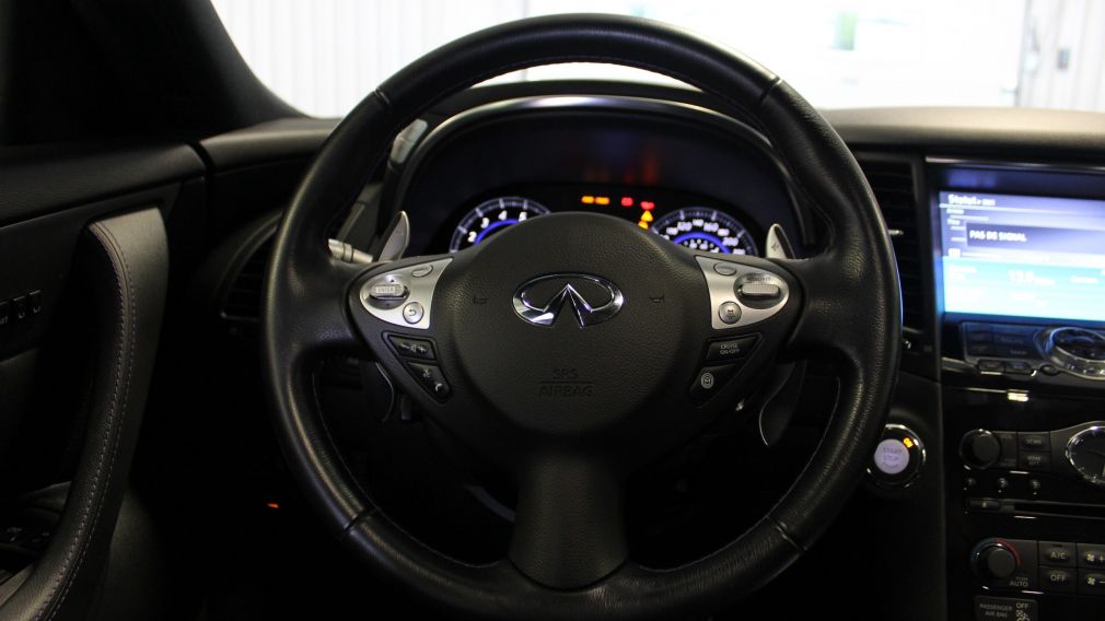 2015 Infiniti QX70 Sport AWD (Cuir-Toit-Nav-Cam 360-Mags 21Po) #9