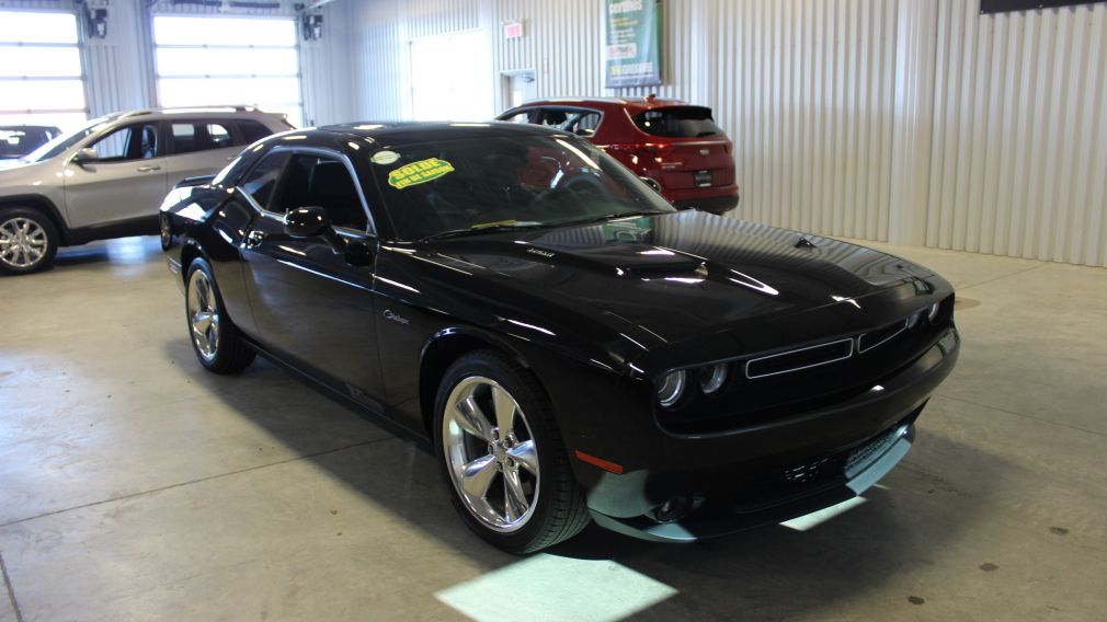 2016 Dodge Challenger R/T HEMI V8 5.7 (Cuir-Tissu-Toit-Caméra-Mags 20 Po #0