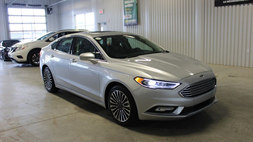 2017 Ford Fusion Titanium 2.0T AWD (Cuir-Toit-Nav-Bluetooth) #0