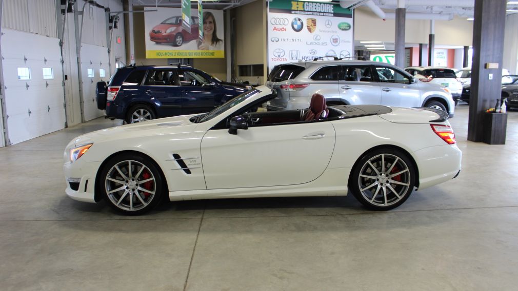 2013 Mercedes Benz SL63 AMG V8 5.5L Convertible (Cuir-Toit-Nav) #3