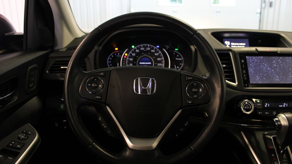 2015 Honda CRV Touring AWD (Cuir-Toit-Nav-Mags) #10