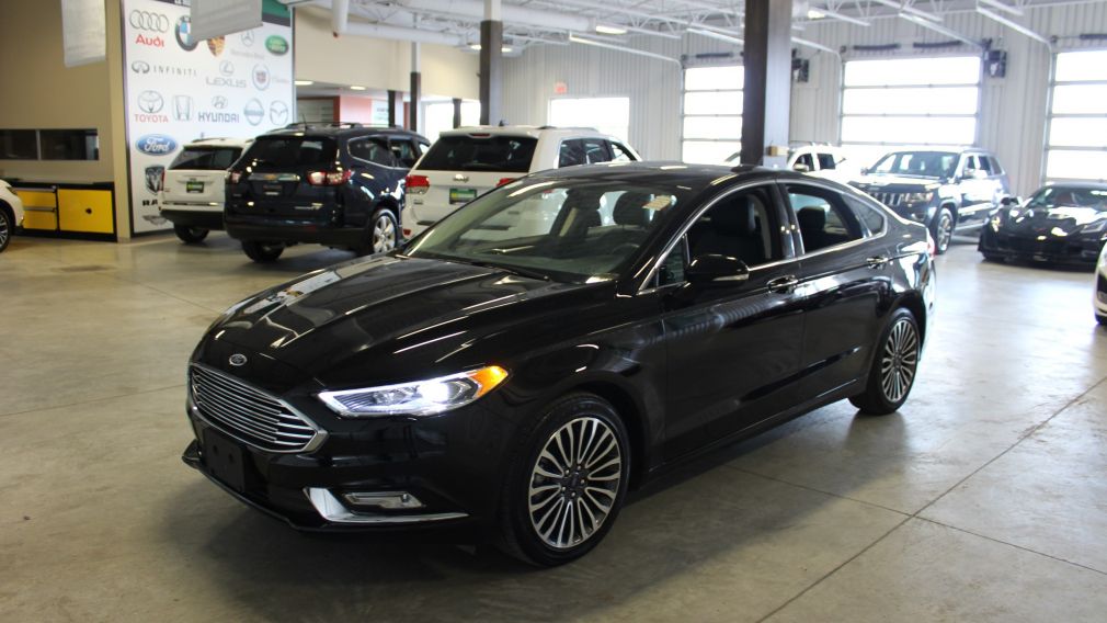 2017 Ford Fusion SE AWD (Cuir-Toit-Nav-Mags) #2