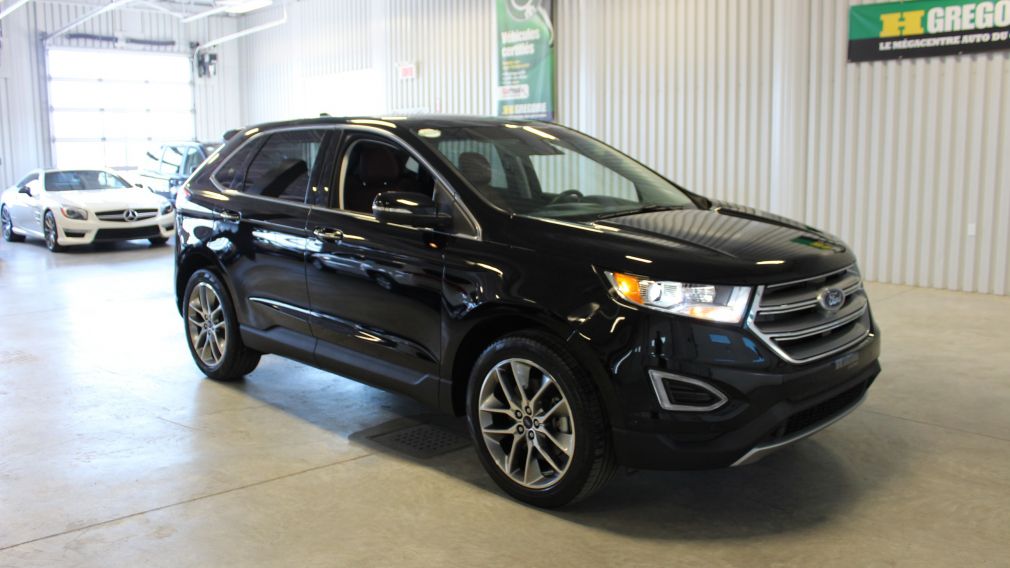 2016 Ford EDGE Titanium AWD (Cuir-Toit Pano-Nav-Mags) #0