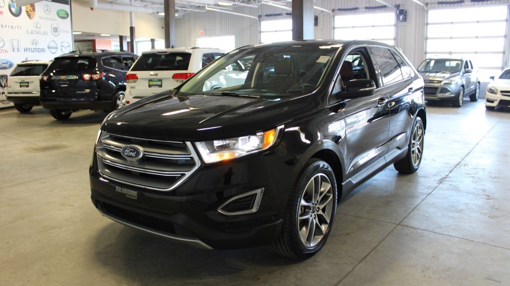 2016 Ford EDGE Titanium AWD (Cuir-Toit Pano-Nav-Mags) #3