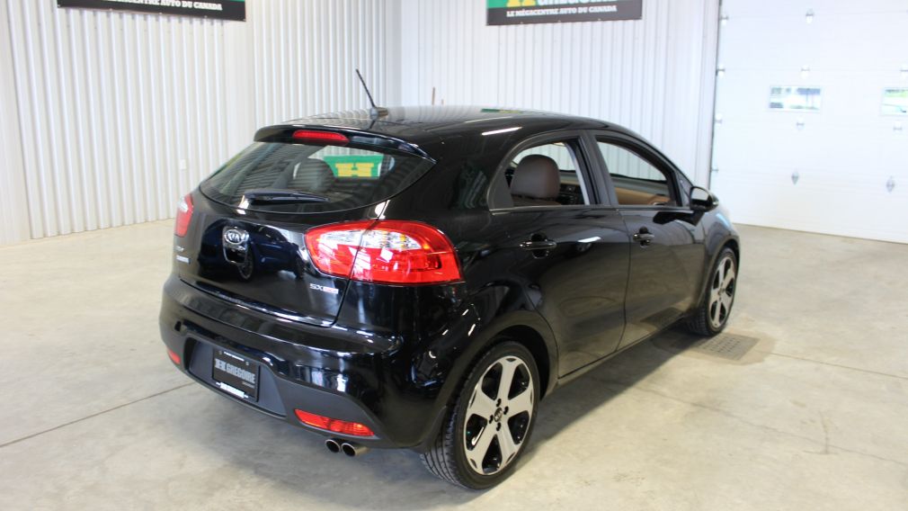 2013 Kia Rio SX Hatchback Cuir-Toit Ouvrant-Mags-Caméra #7