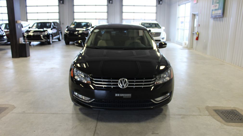 2013 Volkswagen Passat Highline V6 Cuir-Mags-Toit-Ouvrant-Navigation #2