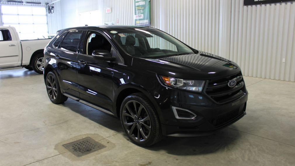 2015 Ford EDGE Sport Awd Cuir-Toit Panoramique Caméra Bluetooth #0