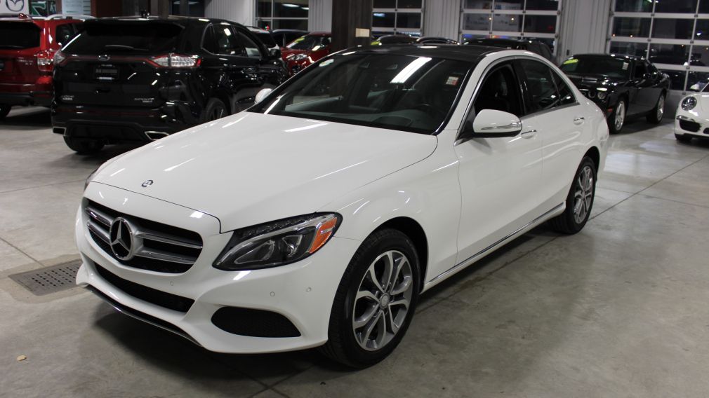 2015 Mercedes Benz C300 4Matic Cuir-Toit Ouvrant-Navigation-Caméra-Bluetoo #3