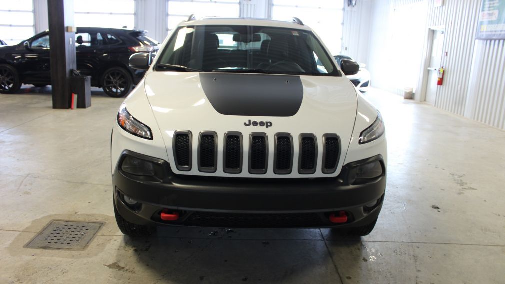 2017 Jeep Cherokee Trailhawk V6 4x4 Cuir Toit-Panoramique Navigation #2