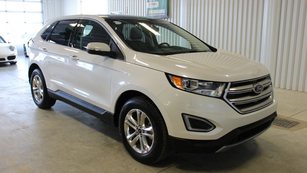 2017 Ford EDGE SEL AWD CUIR TOIT NAV A/C Bluetooth Cam #0