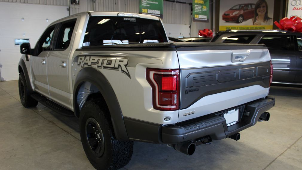 2017 Ford F150 Raptor 4X4 Cuir Toit Panoramique Navigateur Caméra #4