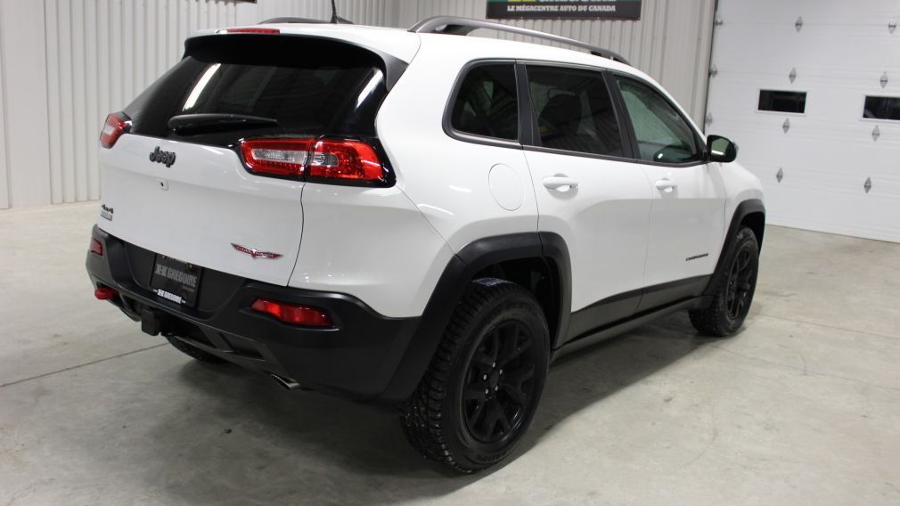 2016 Jeep Cherokee Trailhawk Awd Cuir Toit Panoramique Caméra A/C Blu #7