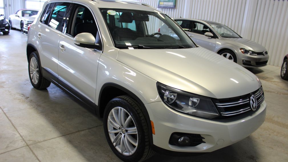 2013 Volkswagen Tiguan Highline AWD Cuir Toit-Ouvrant Mags #0