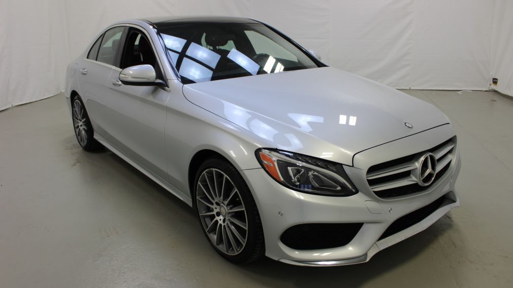 2015 Mercedes Benz C400 4Matic Cuir Toit-Ouvrant Navigation Bluetooth #0