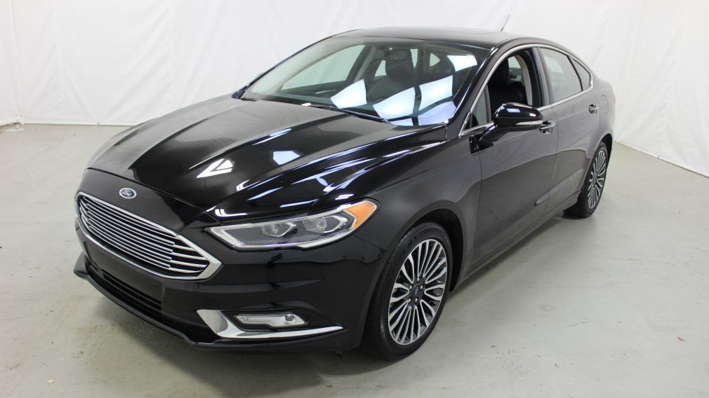 2017 Ford Fusion SE Awd Cuir Toit-Ouvrant Navigation Bluetooth #3