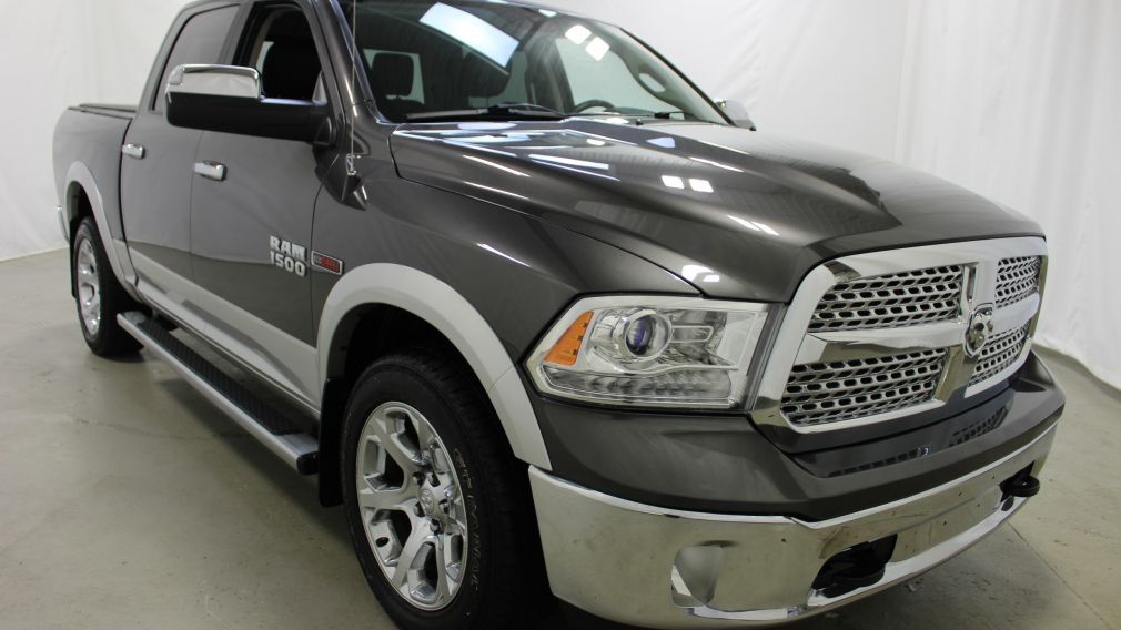 2015 Ram 1500 Laramie Écodiésel Crew-cab 4X4 Cuir Mags Bluetooth #0