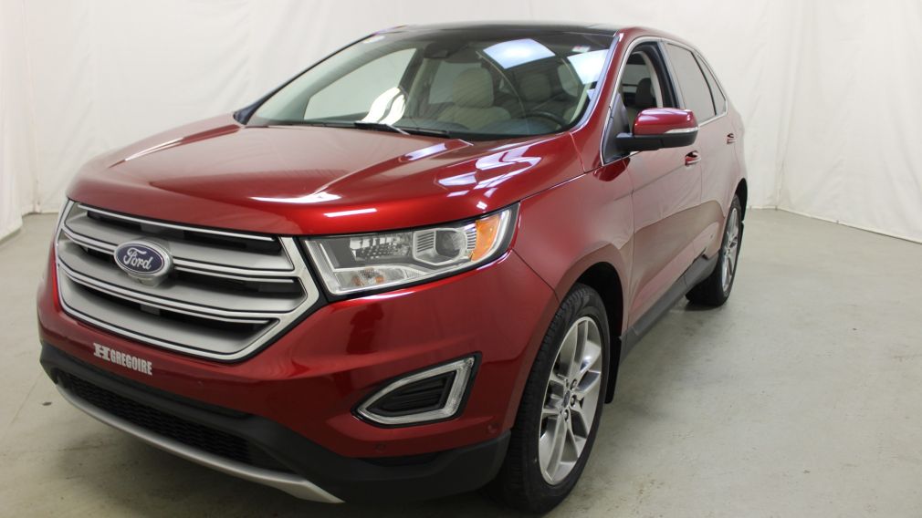 2016 Ford EDGE Titanium Awd Cuir Toit-Panoramique Navigation #3