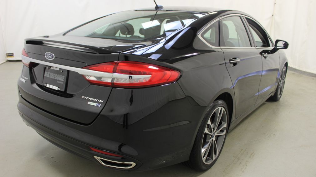 2018 Ford Fusion Titanium Awd Cuir Mags Bluetooth Toit-Ouvrant #7