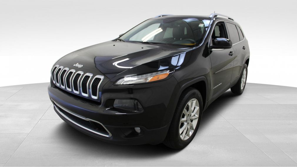 2016 Jeep Cherokee Limited 4x4 V6 Cuir Mags Caméra Bluetooth #2