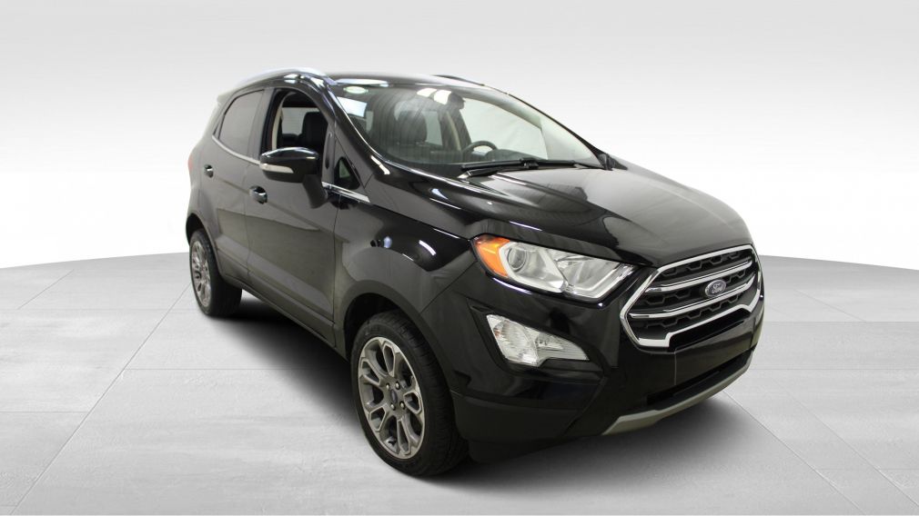 2019 Ford Eco Sport Titanium Awd Cuir Toit-Ouvrant Navigation #0