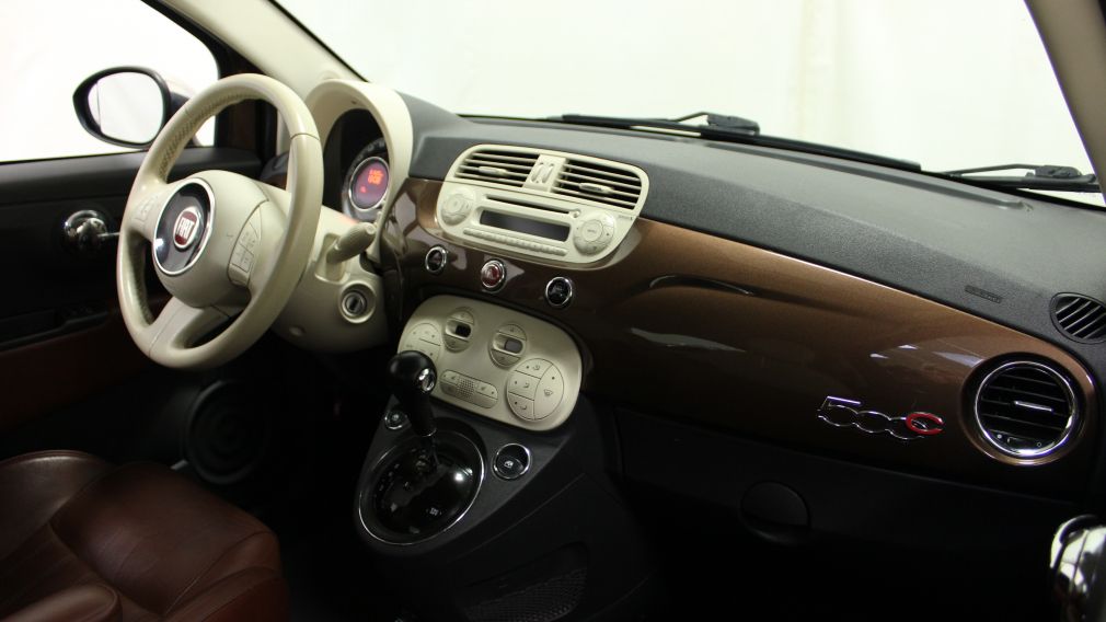 2012 Fiat 500 Lounge Cabriolet A/C Gr-Électrique Bluetooth #24