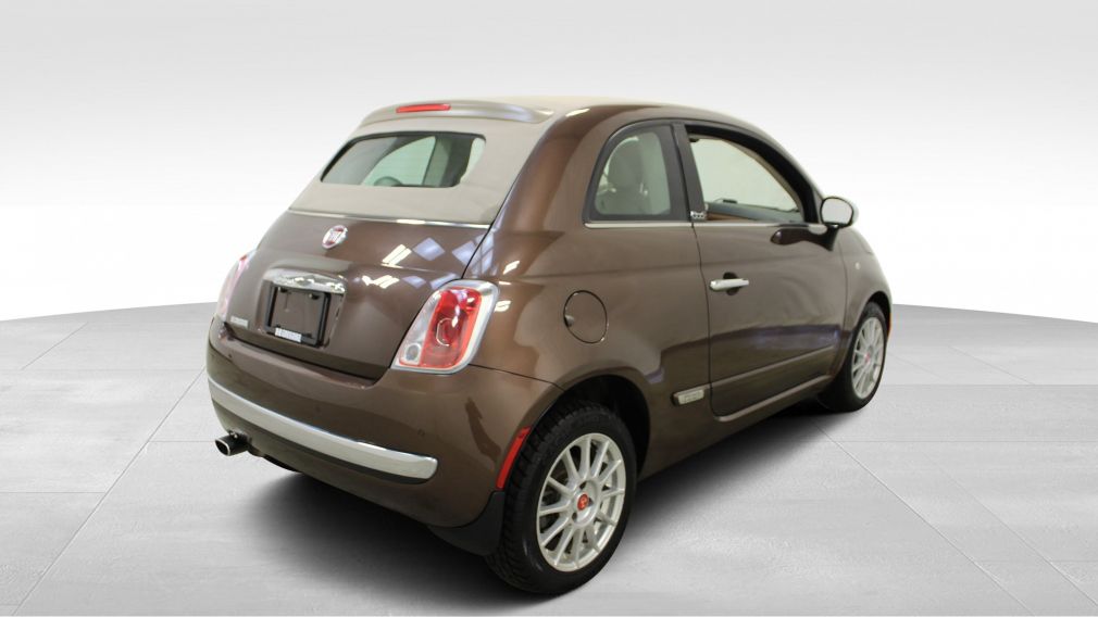 2012 Fiat 500 Lounge Cabriolet A/C Gr-Électrique Bluetooth #7